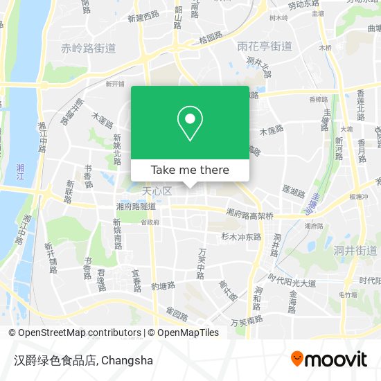 汉爵绿色食品店 map