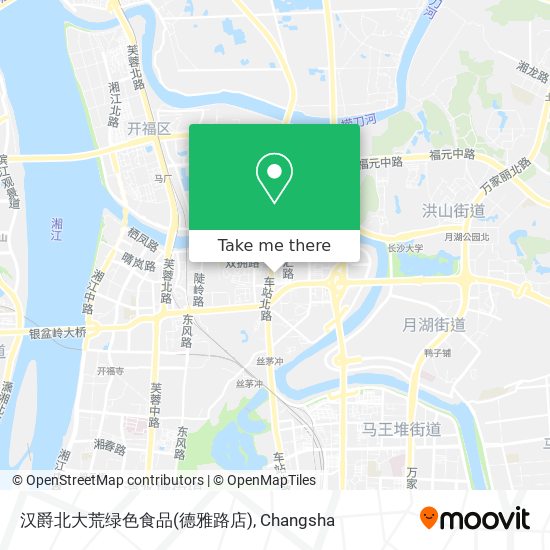 汉爵北大荒绿色食品(德雅路店) map