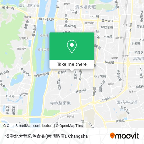 汉爵北大荒绿色食品(南湖路店) map