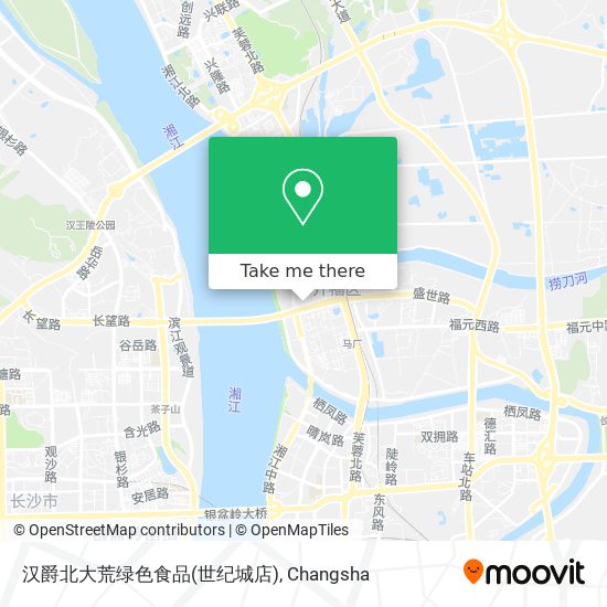 汉爵北大荒绿色食品(世纪城店) map