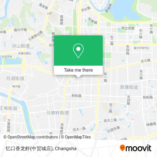 忆口香龙虾(中贸城店) map