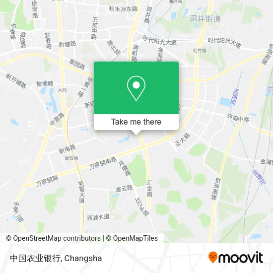 中国农业银行 map