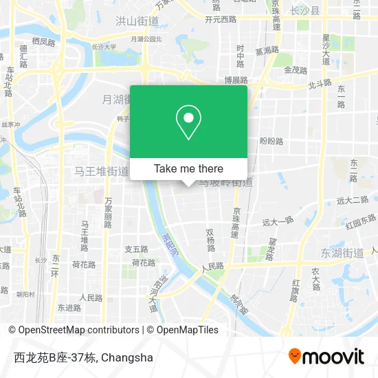 西龙苑B座-37栋 map