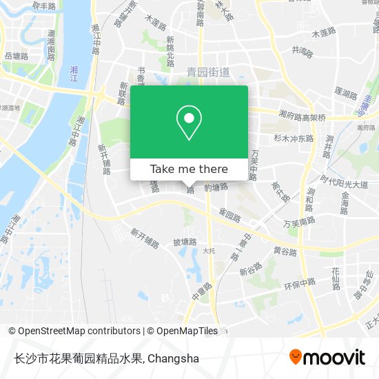 长沙市花果葡园精品水果 map