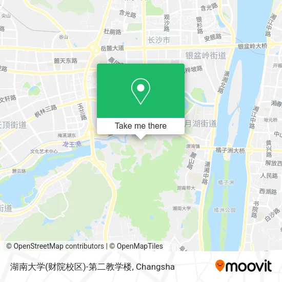 湖南大学(财院校区)-第二教学楼 map