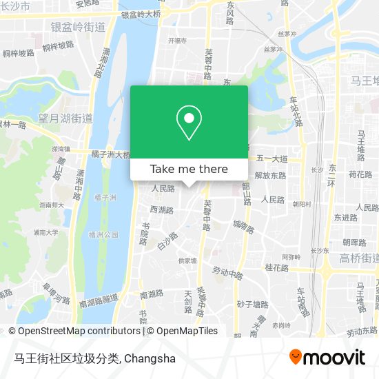 马王街社区垃圾分类 map