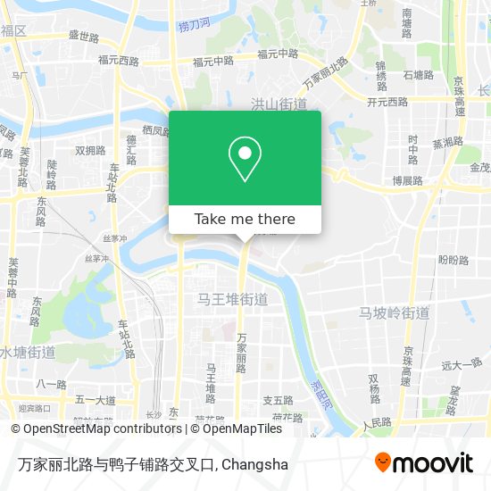 万家丽北路与鸭子铺路交叉口 map