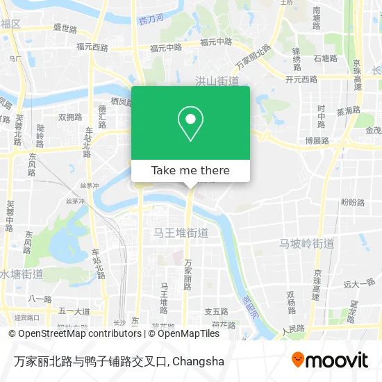 万家丽北路与鸭子铺路交叉口 map