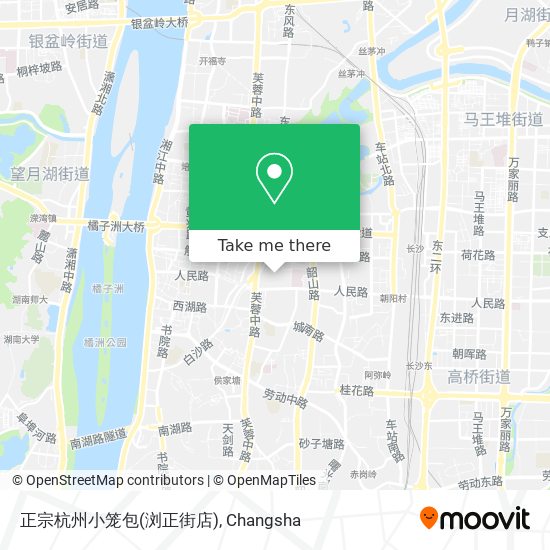 正宗杭州小笼包(浏正街店) map