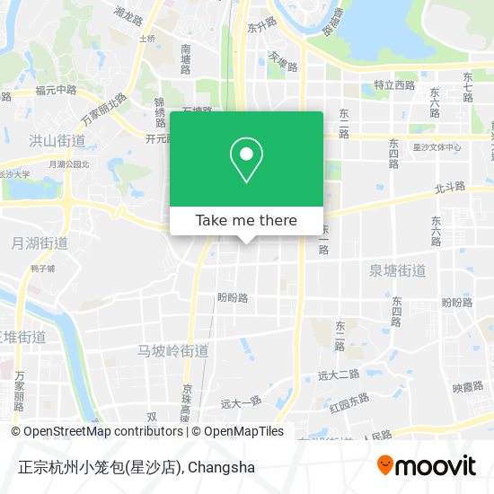 正宗杭州小笼包(星沙店) map
