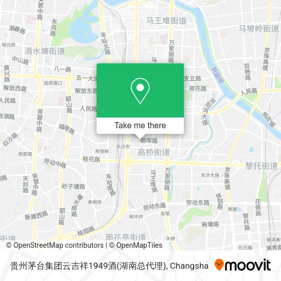贵州茅台集团云吉祥1949酒(湖南总代理) map
