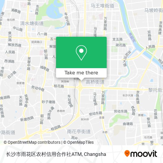 长沙市雨花区农村信用合作社ATM map