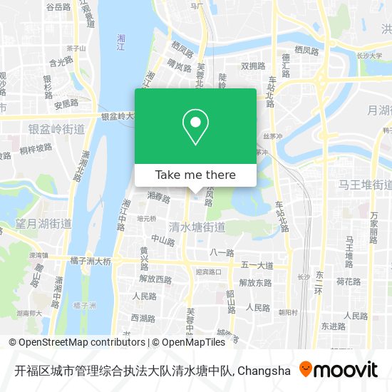 开福区城市管理综合执法大队清水塘中队 map