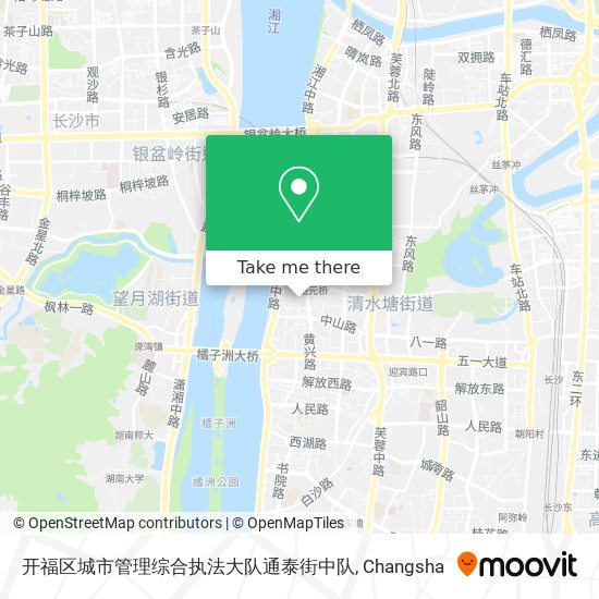 开福区城市管理综合执法大队通泰街中队 map
