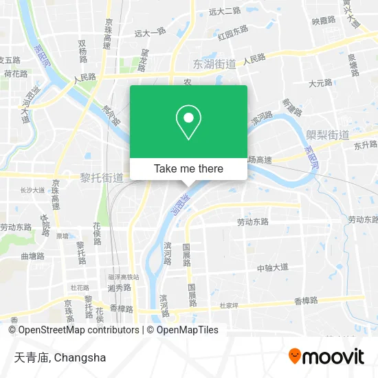 天青庙 map