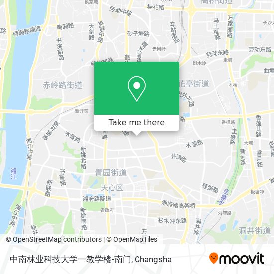 中南林业科技大学一教学楼-南门 map