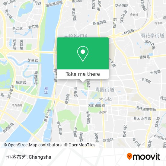 恒盛布艺 map