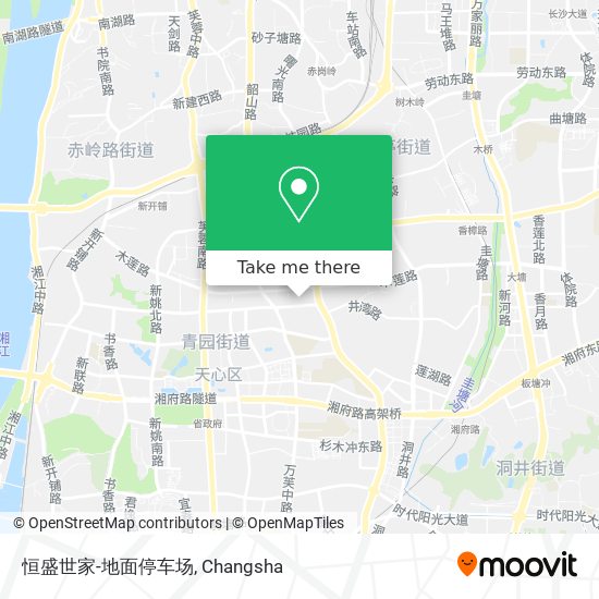 恒盛世家-地面停车场 map