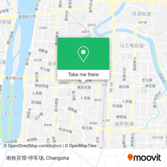 南铁宾馆-停车场 map
