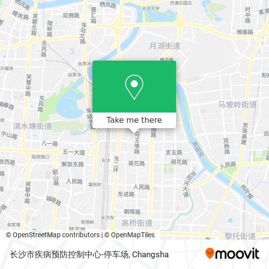 长沙市疾病预防控制中心-停车场 map