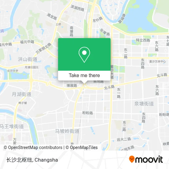 长沙北枢纽 map
