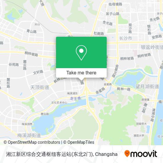 湘江新区综合交通枢纽客运站(东北2门) map