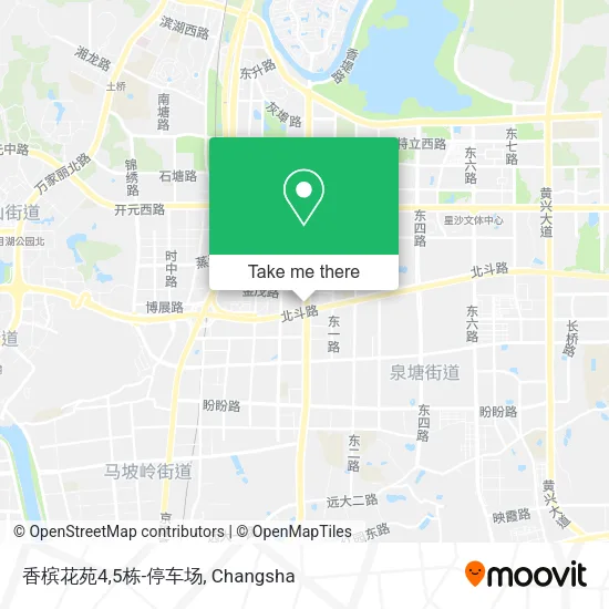 香槟花苑4,5栋-停车场 map