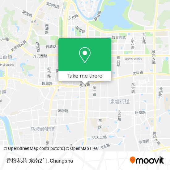 香槟花苑-东南2门 map