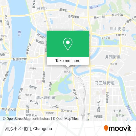 湘涂小区-北门 map