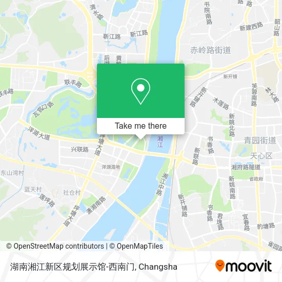 湖南湘江新区规划展示馆-西南门 map