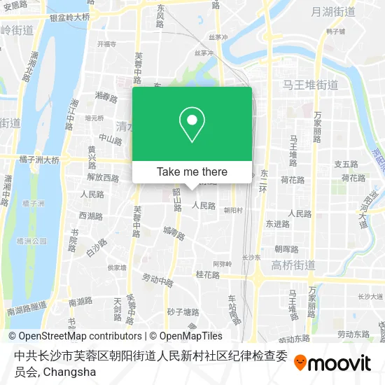 中共长沙市芙蓉区朝阳街道人民新村社区纪律检查委员会 map