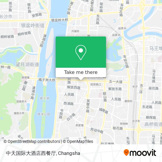 中天国际大酒店西餐厅 map