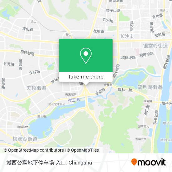 城西公寓地下停车场-入口 map