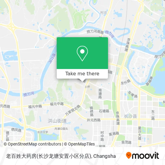 老百姓大药房(长沙龙塘安置小区分店) map