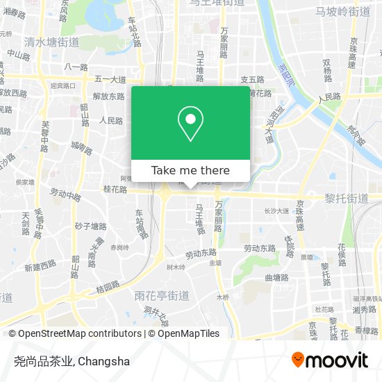 尧尚品茶业 map