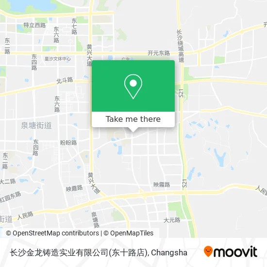 长沙金龙铸造实业有限公司(东十路店) map
