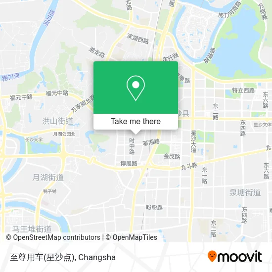 至尊用车(星沙点) map