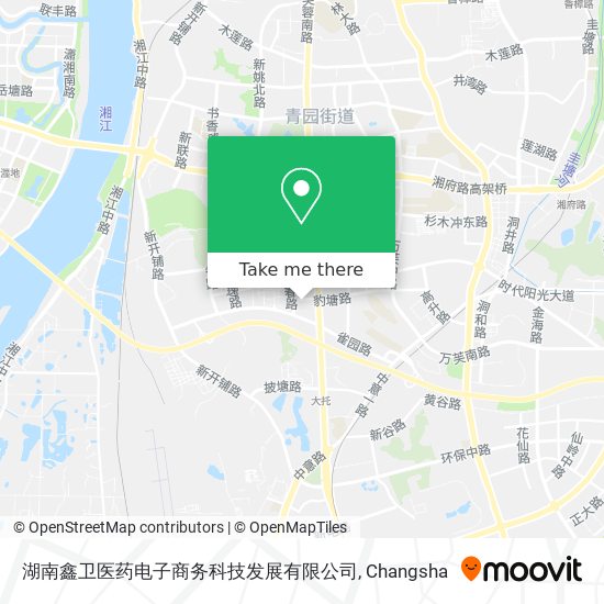 湖南鑫卫医药电子商务科技发展有限公司 map