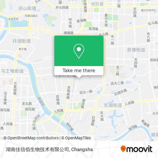 湖南佳信佰生物技术有限公司 map
