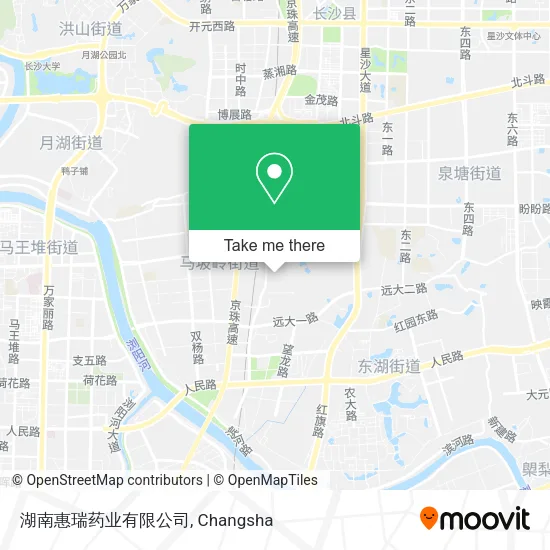 湖南惠瑞药业有限公司 map