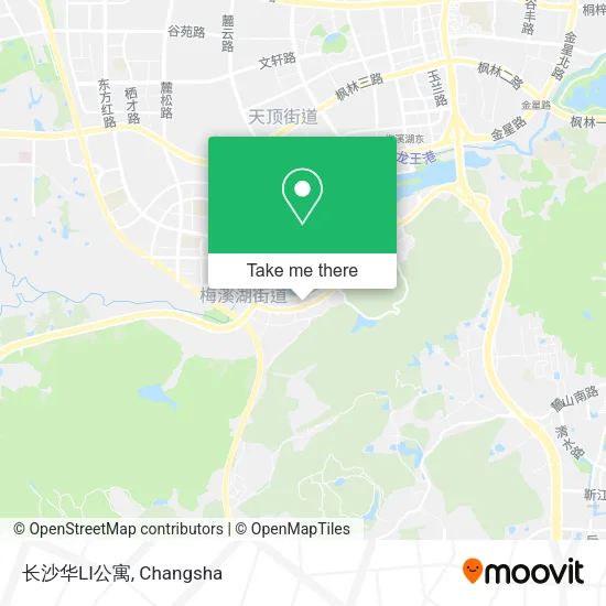 长沙华LI公寓 map