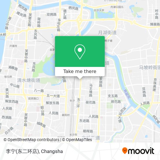 李宁(东二环店) map