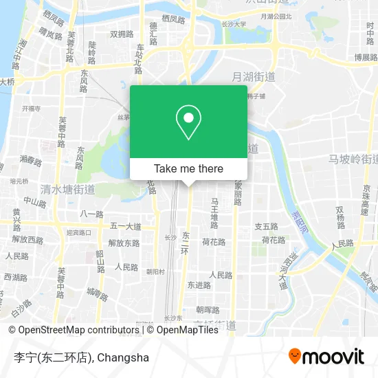 李宁(东二环店) map