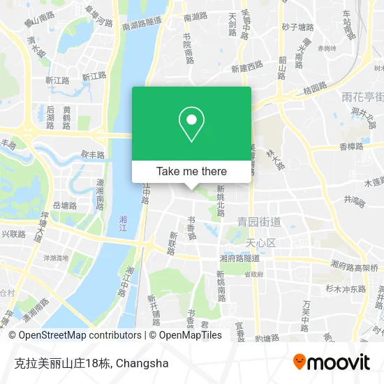 克拉美丽山庄18栋 map