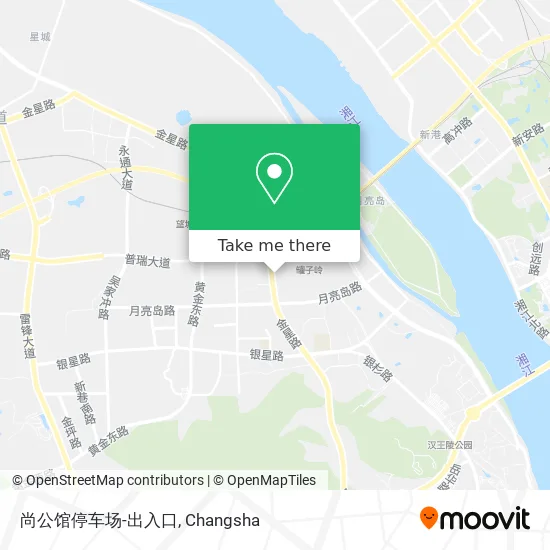 尚公馆停车场-出入口 map