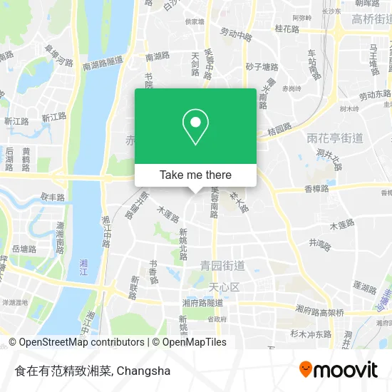 食在有范精致湘菜 map