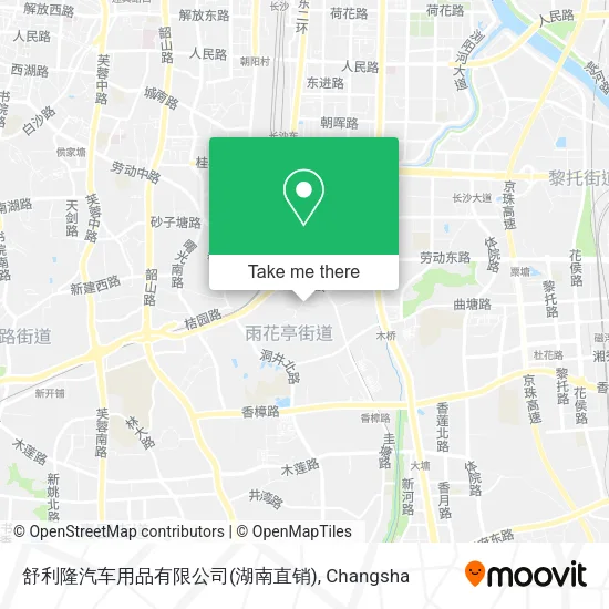 舒利隆汽车用品有限公司(湖南直销) map