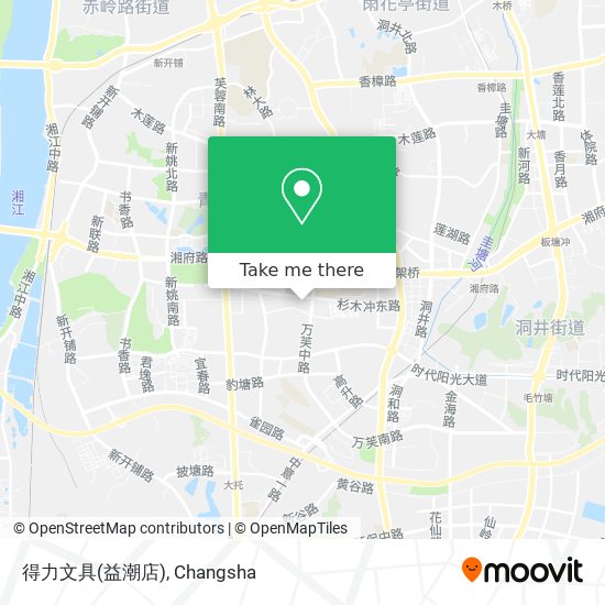 得力文具(益潮店) map