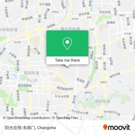 阳光在线-东南门 map