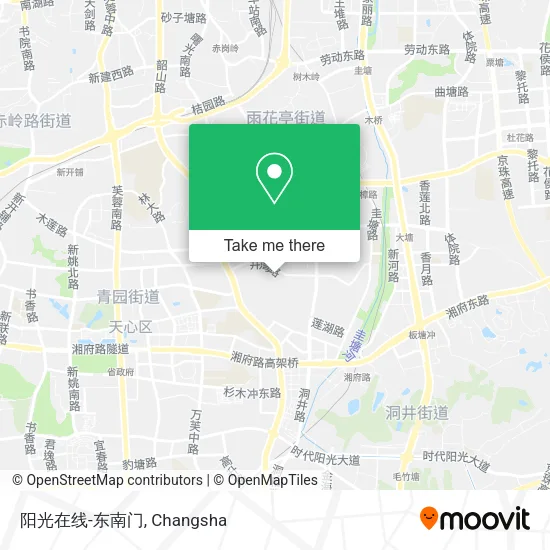 阳光在线-东南门 map